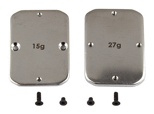 B64 FT Steel Chassis Weights, 15g, 27g - view 1