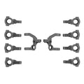 RC10B7.1 FT Caster And Steering Block Set, Carbon - view 1