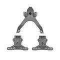 RC10B7.1 FT Top Plate And Ballstud Mounts, Carbon - view 1