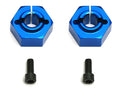 FT 12 mm Alum. Clamping Wheel Hexes, Buggy Rear (part #9890) - view 1