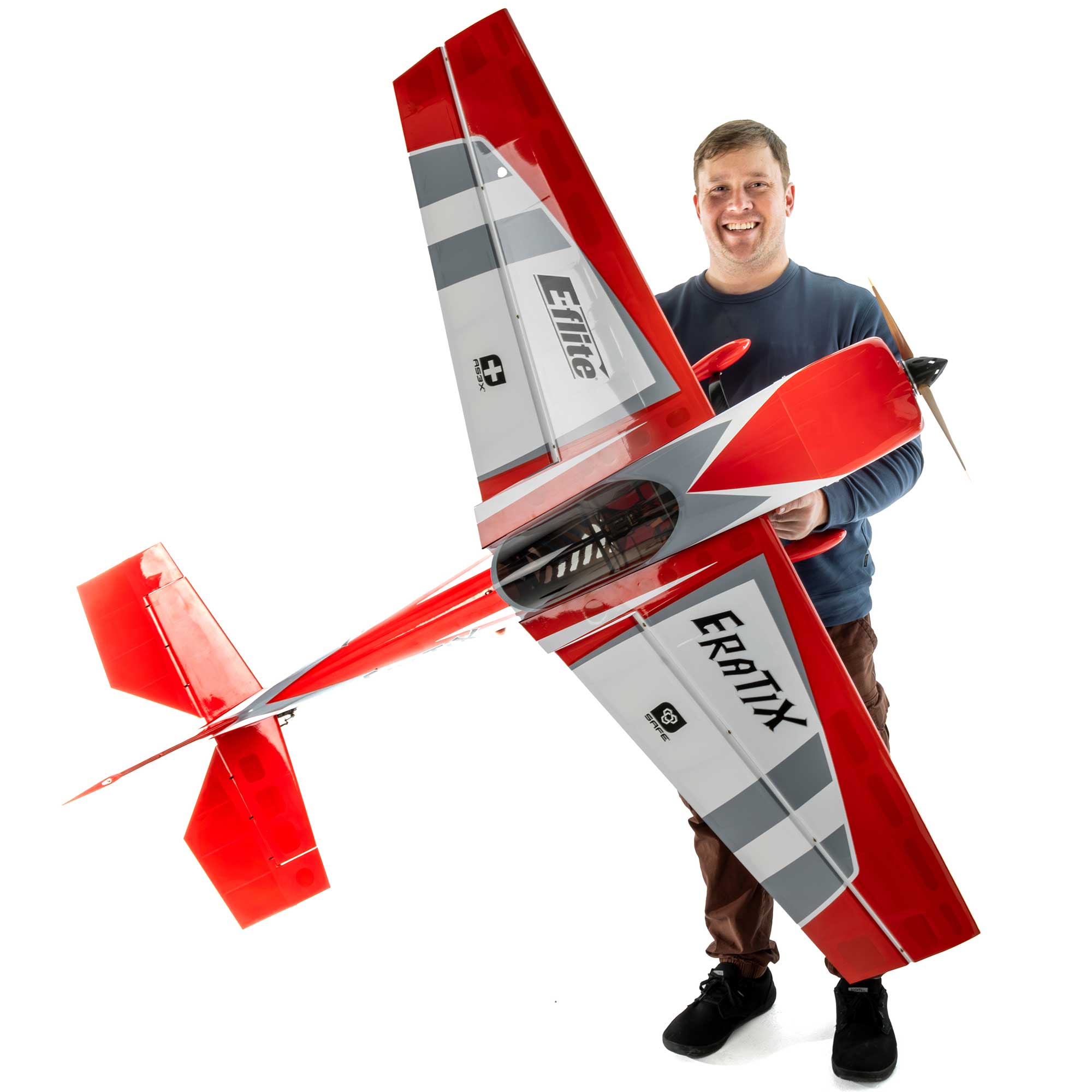 E-flite Eratix 3D SWS 1.6m (64") BNF Basic with Spektrum 6S 4000mAh 50C Battery