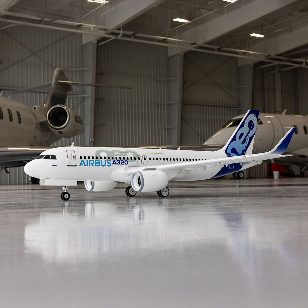 E-flite Airbus A320neo Twin 64mm EDF BNF Basic with AS3X+ and SAFE Select
