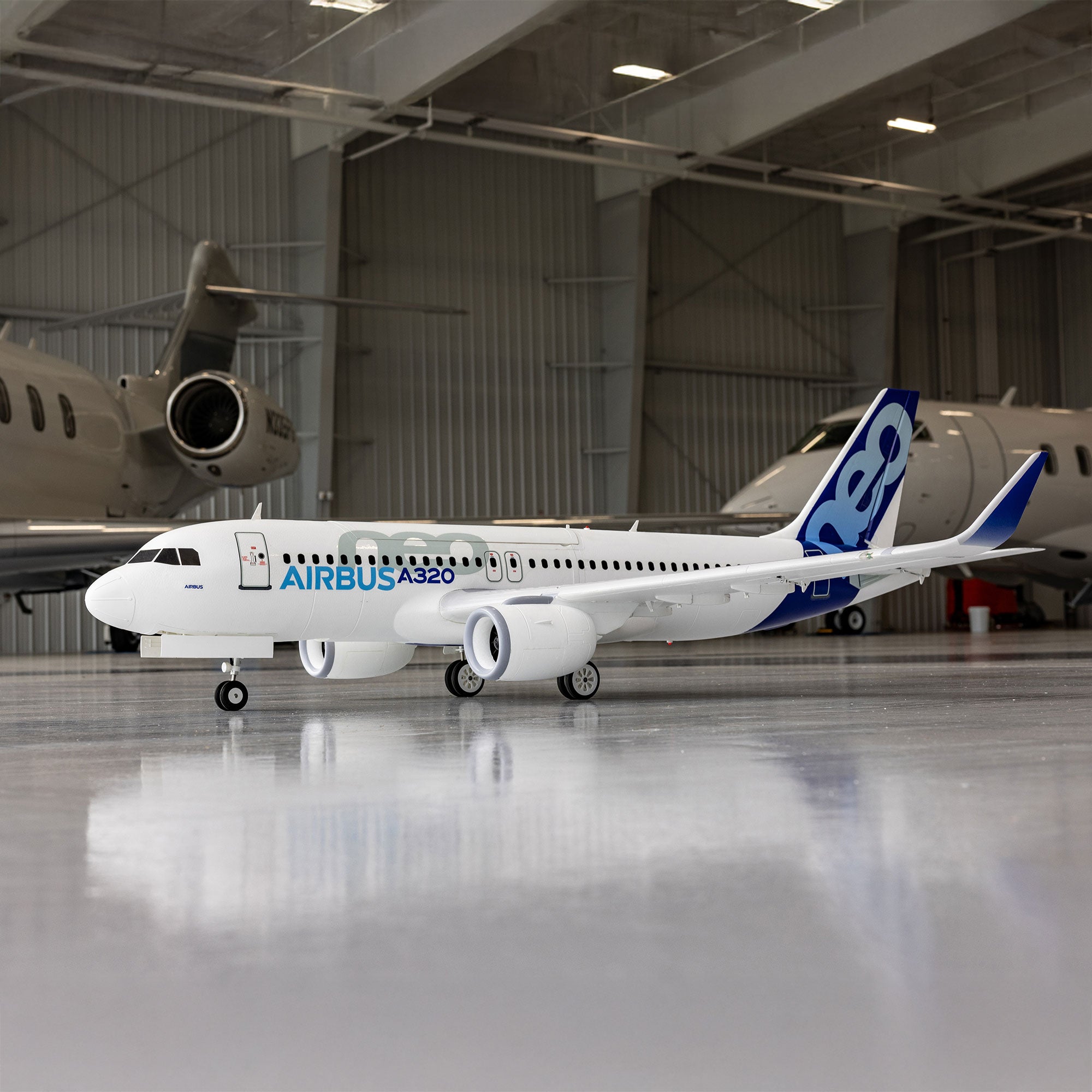 E-flite Airbus A320neo Twin 64mm EDF BNF Basic with AS3X+ and SAFE Select