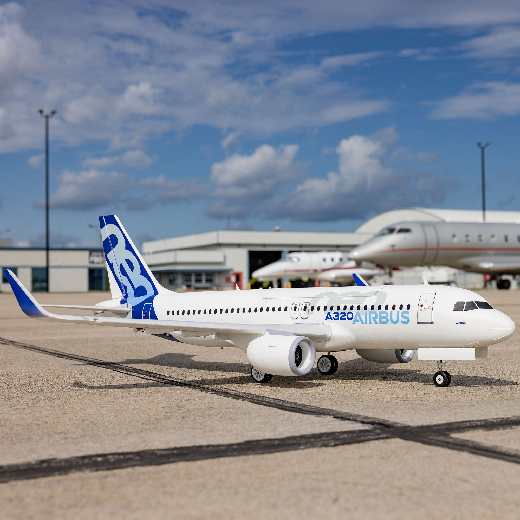 E-flite Airbus A320neo Twin 64mm EDF BNF Basic with AS3X+ and SAFE Select