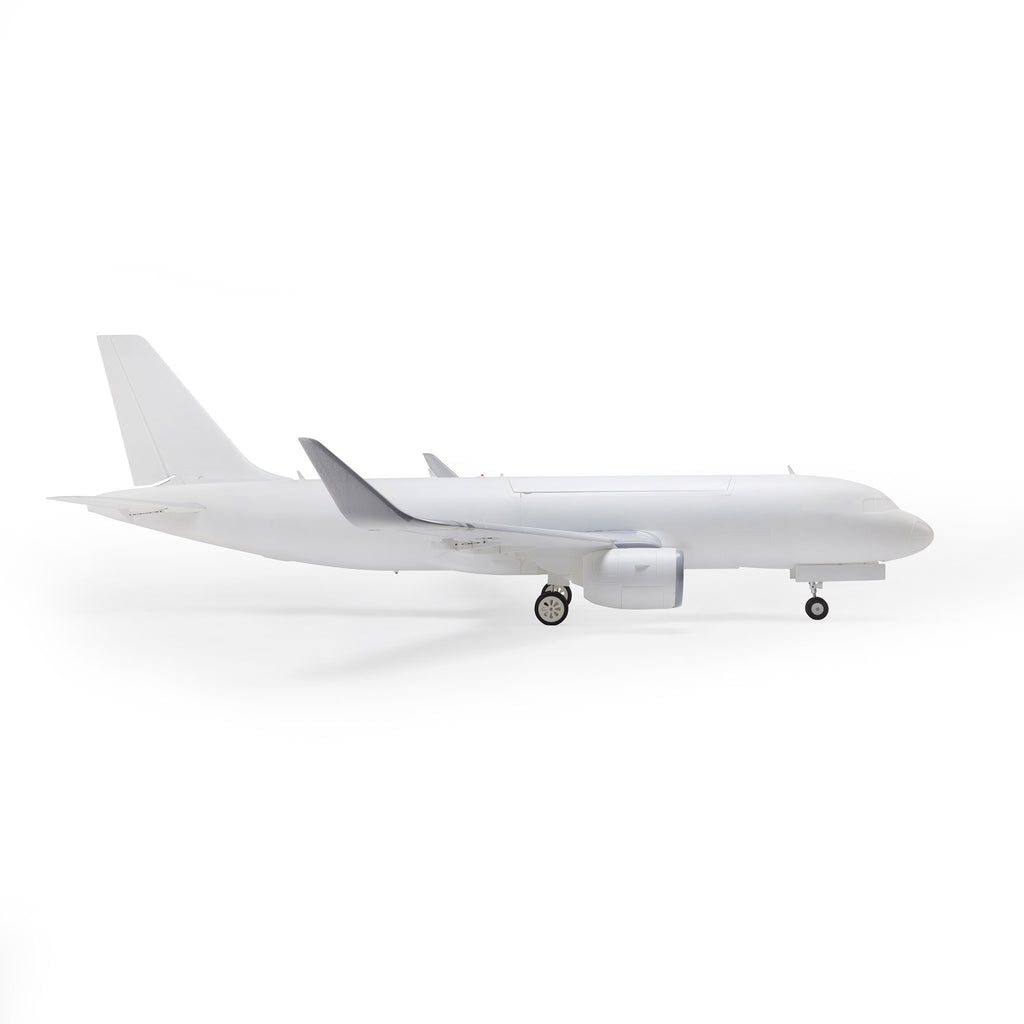 E-flite Airbus A320neo Twin 64mm EDF BNF Basic with AS3X+ and SAFE Select, Base White