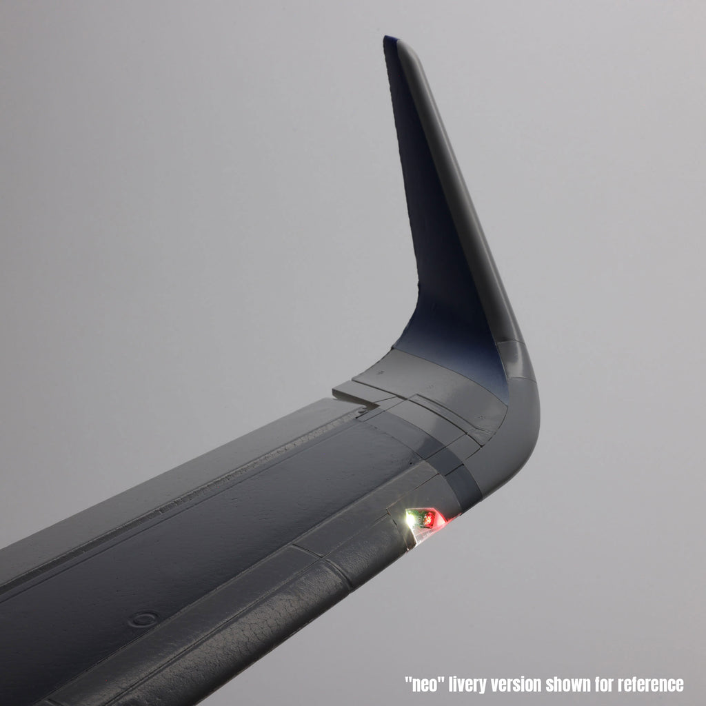 E-flite Airbus A320neo Twin 64mm EDF BNF Basic with AS3X+ and SAFE Select, Base White