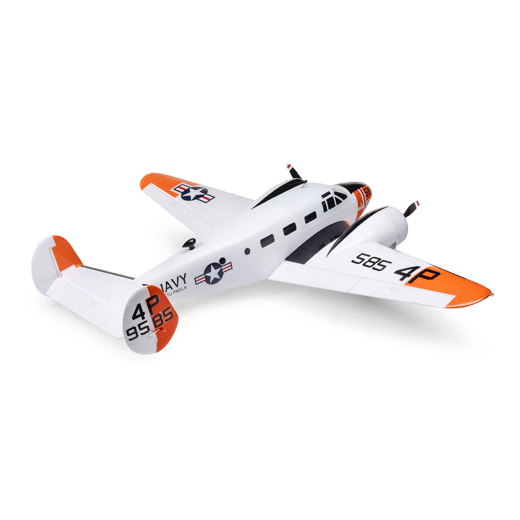 E-flite Beechcraft D18/RC-45J 1.5m BNF Basic with AS3X+ and SAFE Select