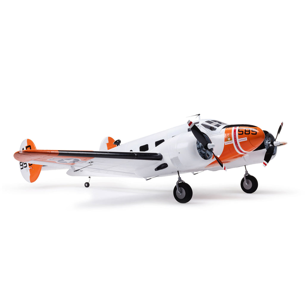 E-flite Beechcraft D18/RC-45J 1.5m BNF Basic with AS3X+ and SAFE Select