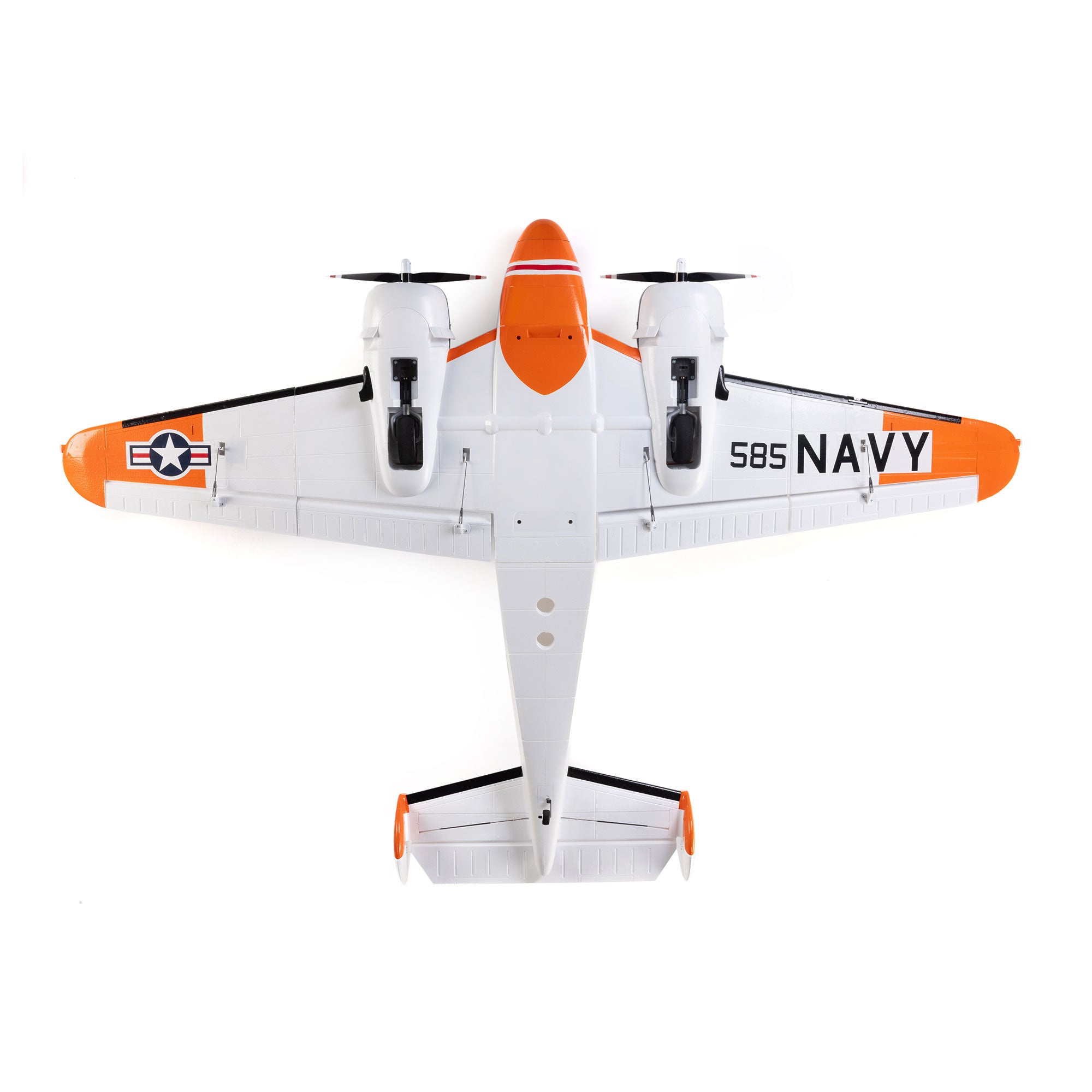E-flite Beechcraft D18/RC-45J 1.5m BNF Basic with AS3X+ and SAFE Select