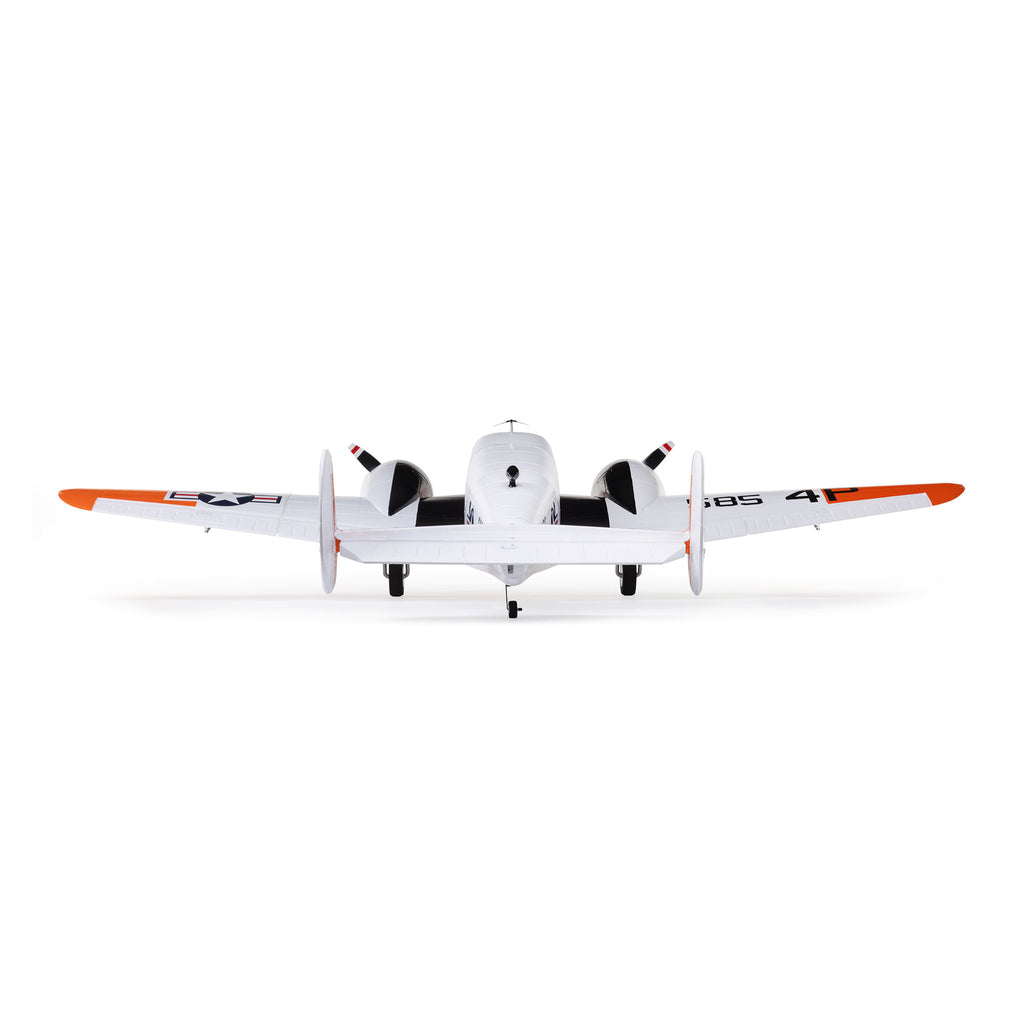 E-flite Beechcraft D18/RC-45J 1.5m BNF Basic with AS3X+ and SAFE Select