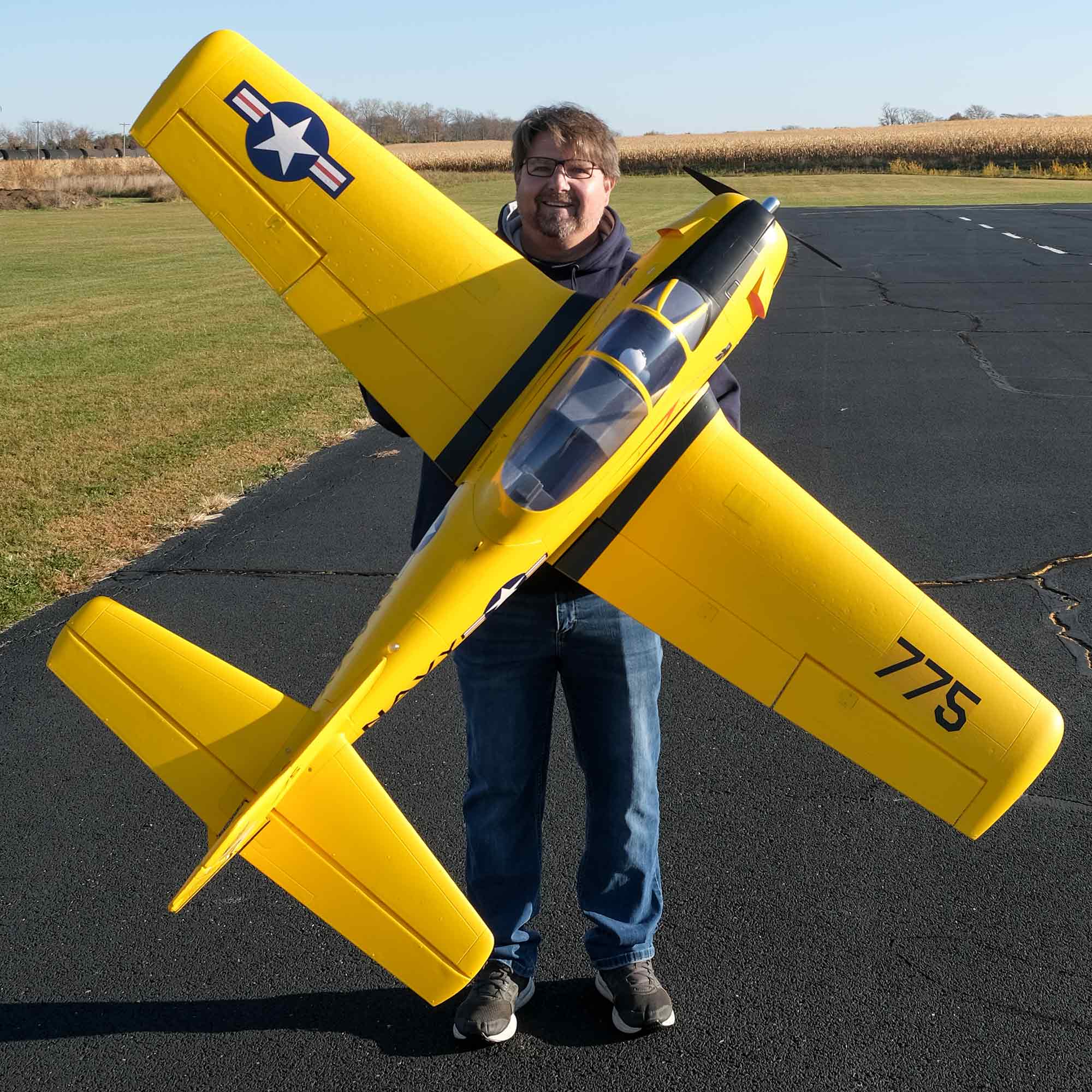 E-flite Carbon-Z T-28 Trojan 2.0m BNF Basic with AS3X and SAFE Select