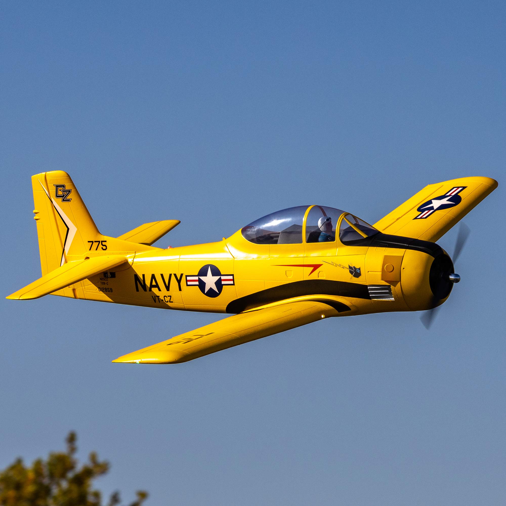 E-flite Carbon-Z T-28 Trojan 2.0m BNF Basic with AS3X and SAFE Select