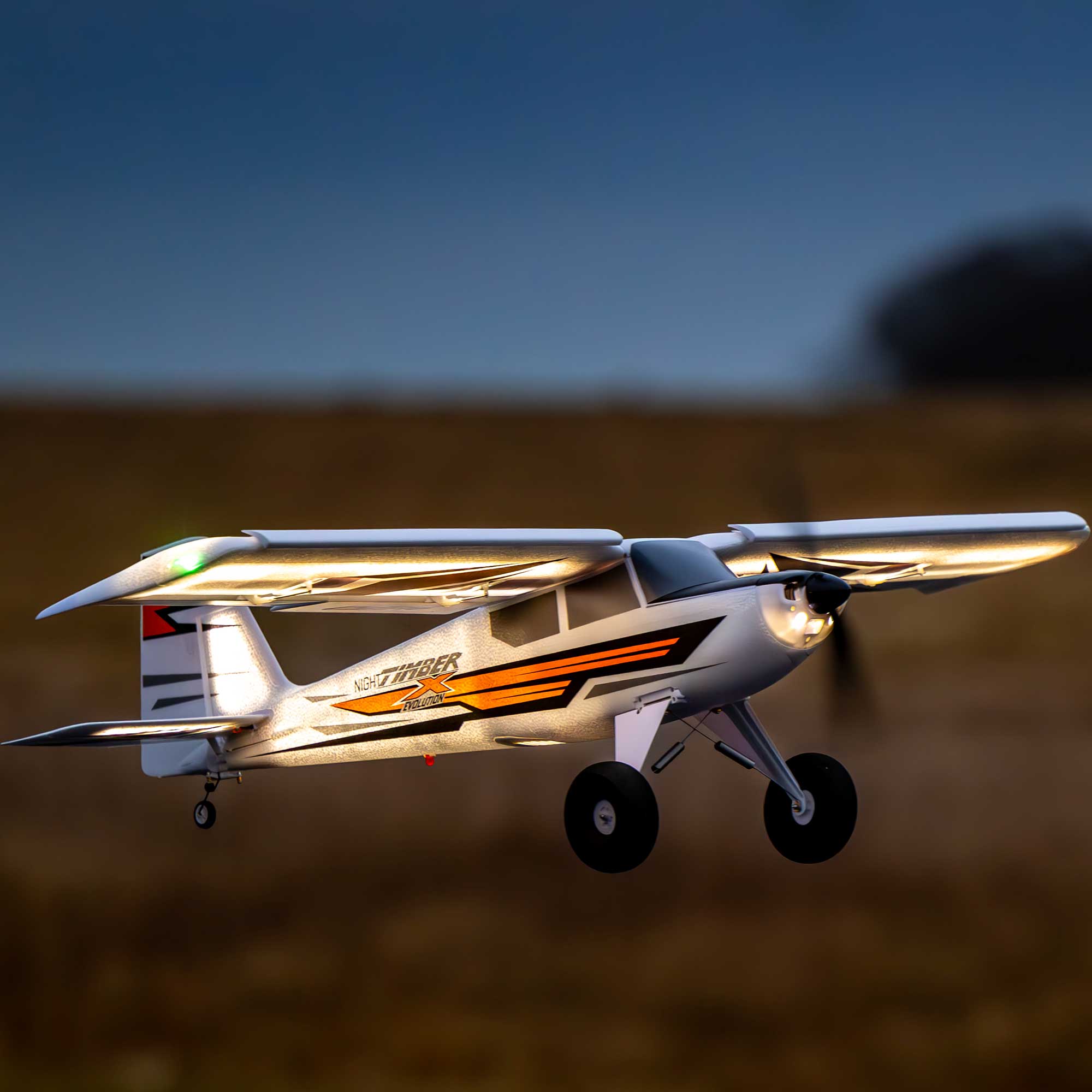 E-flite Night Timber X Evolution 1.2m BNF Basic with AS3X+ and SAFE Select