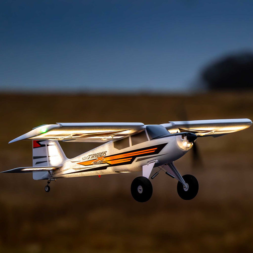 E-flite Night Timber X Evolution 1.2m BNF Basic with AS3X+ and SAFE Select