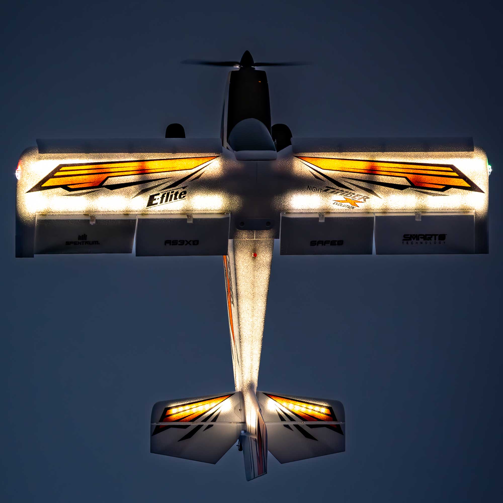 E-flite Night Timber X Evolution 1.2m BNF Basic with AS3X+ and SAFE Select