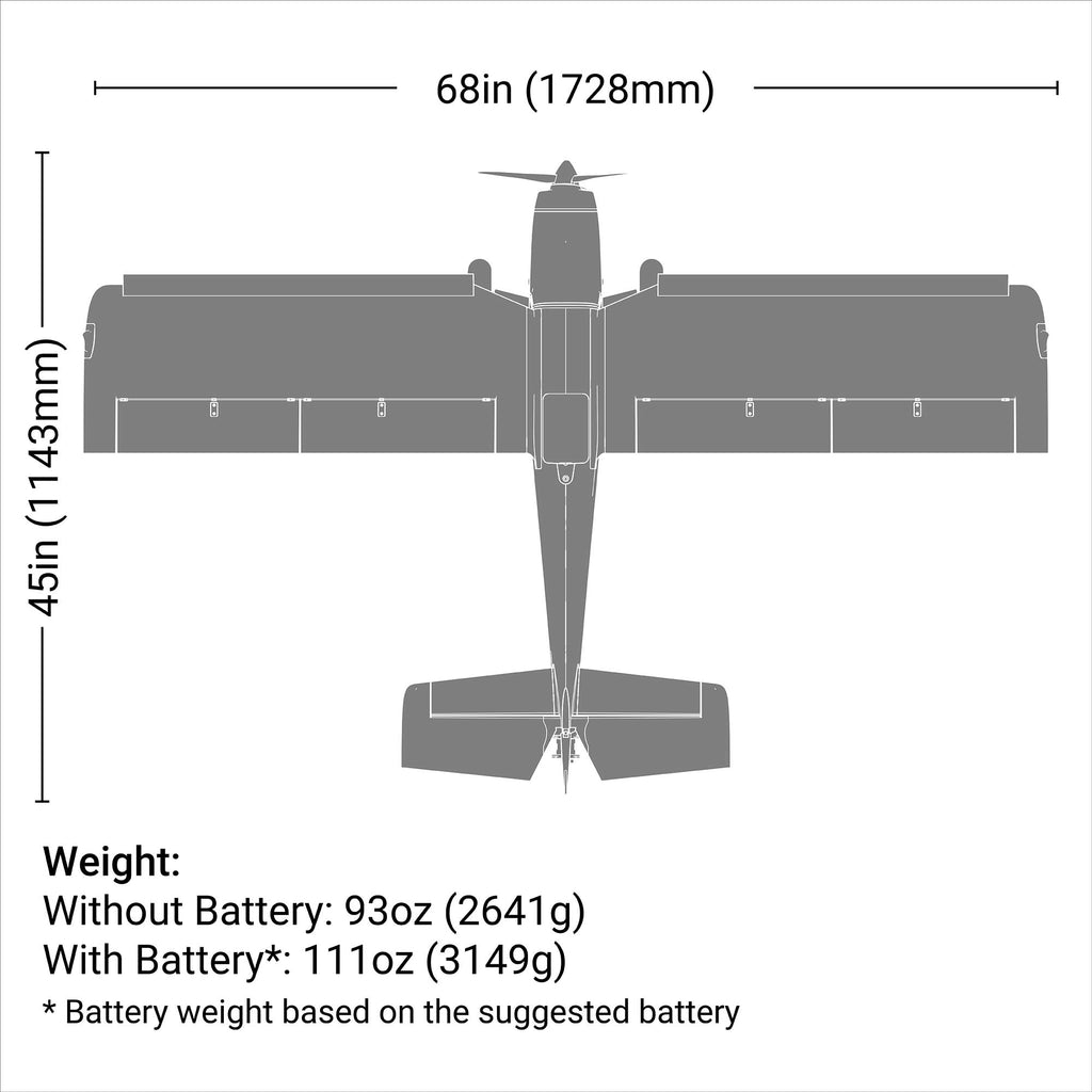 E-flite Super Timber 1.7m BNF Basic with AS3X and SAFE Select