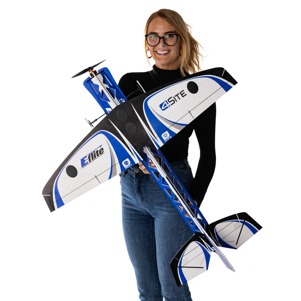 E-flite 4-Site 3D FF (Flat Foamy) 800mm BNF Basic with AS3X+ and SAFE Select