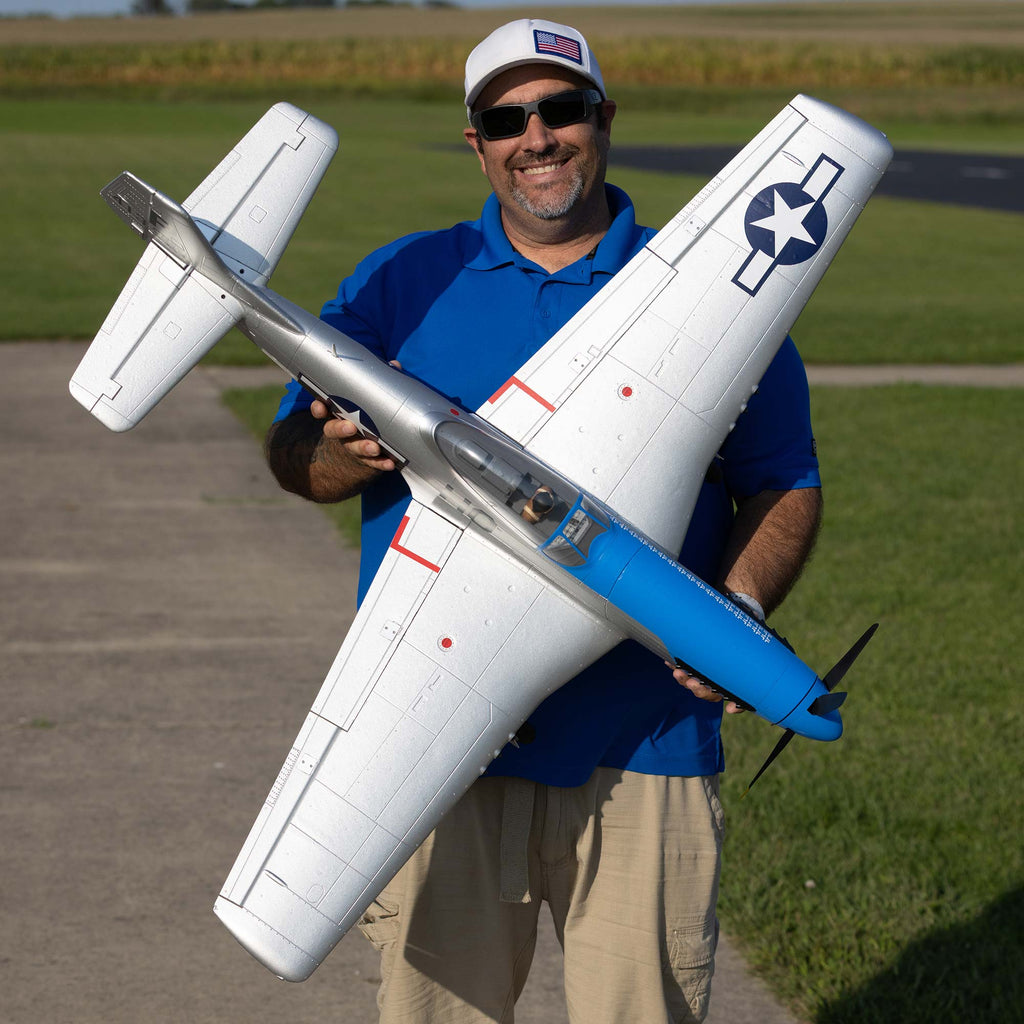E-flite P-51D Mustang 1.2m BNF Basic with AS3X and SAFE Select “Cripes A’Mighty 3rd”