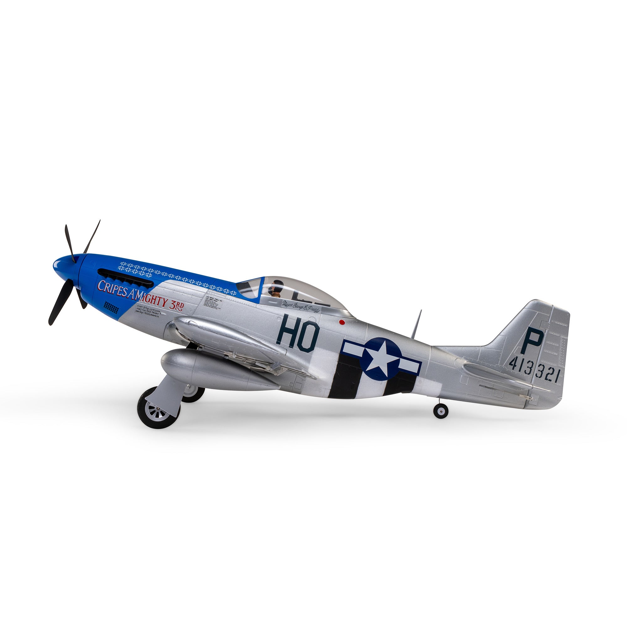 E-flite P-51D Mustang 1.2m BNF Basic with AS3X and SAFE Select “Cripes A’Mighty 3rd”