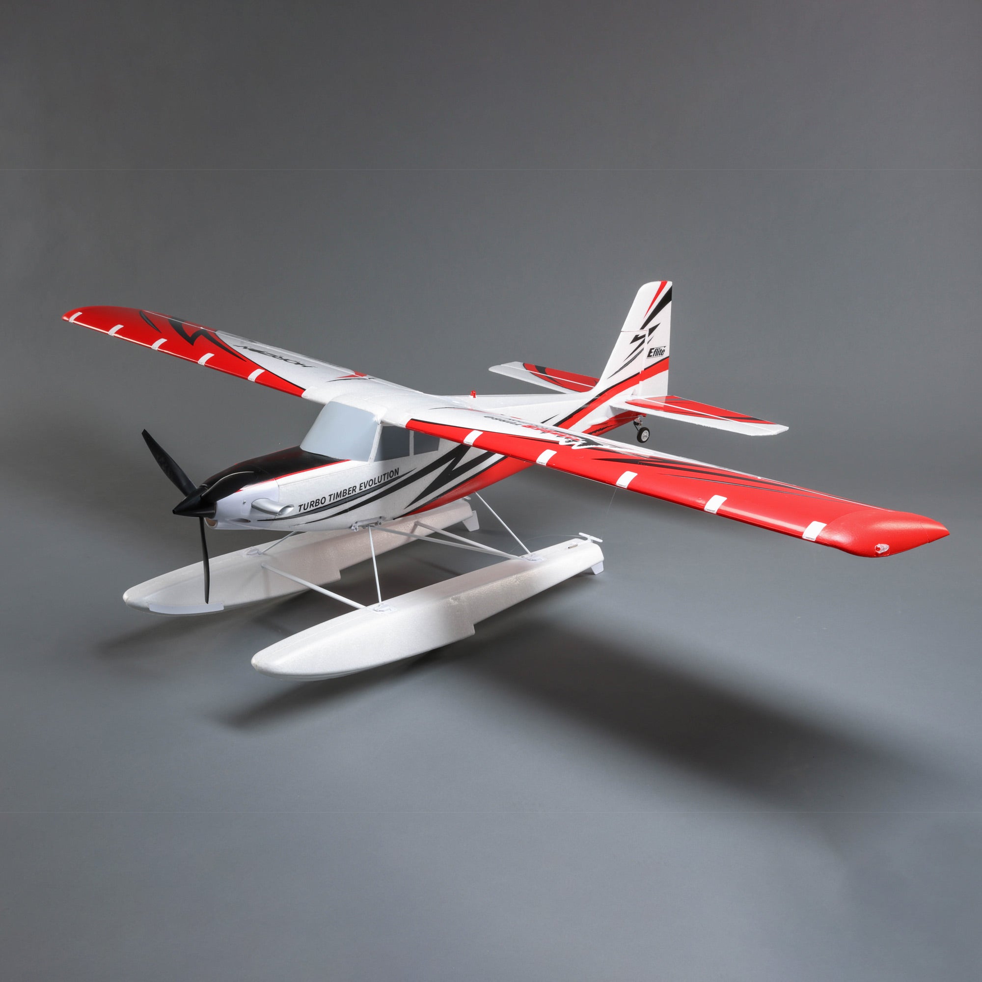 E-flite Turbo Timber Evolution 1.5m BNF Basic, includes Floats