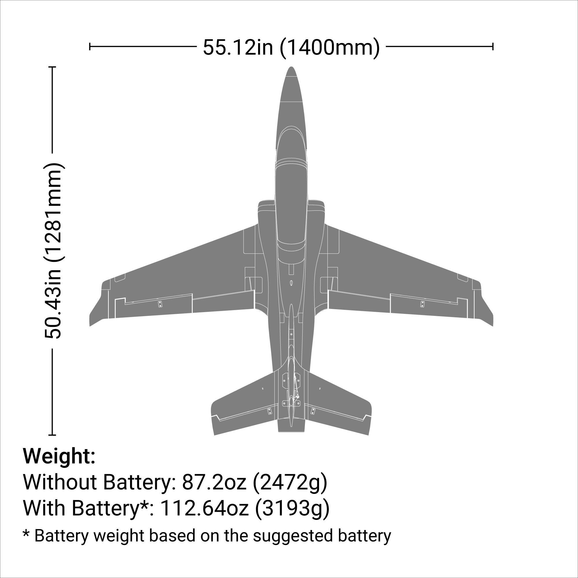 E-flite Viper 90mm EDF Jet BNF Basic with AS3X and SAFE Select