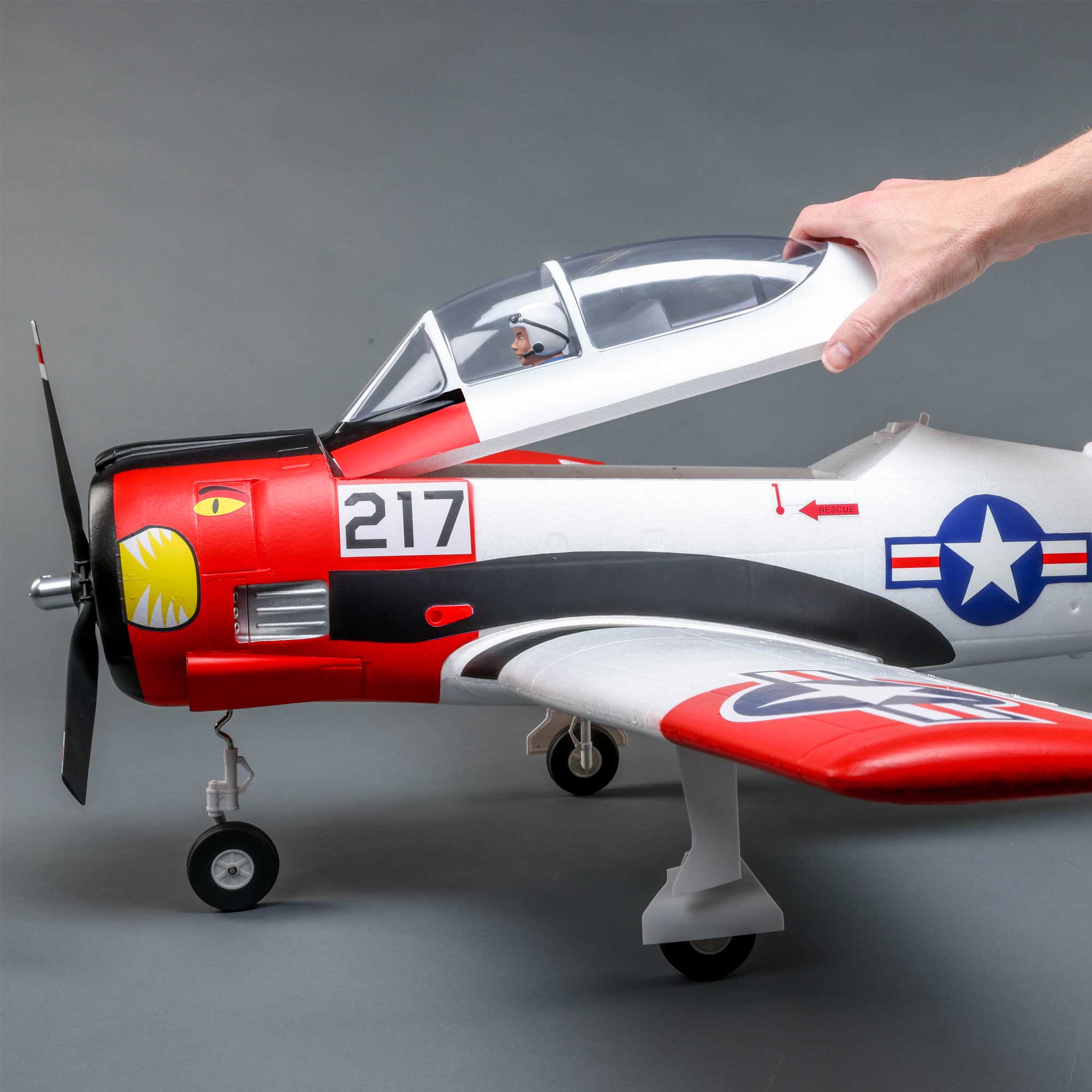 E-flite T-28 Trojan 1.2m BNF Basic with Smart