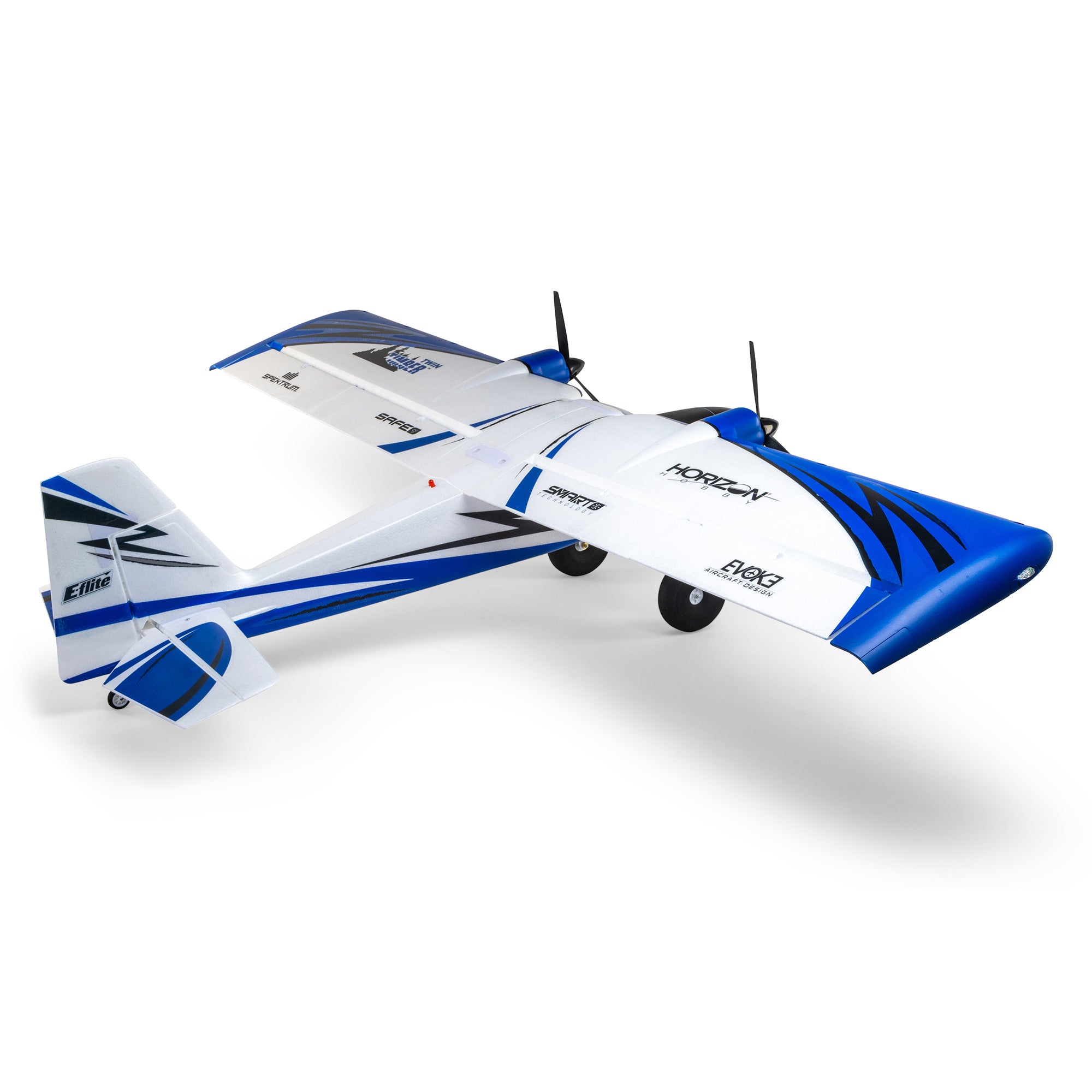 E-flite Twin Timber 1.6m BNF Basic with AS3X and SAFE Select