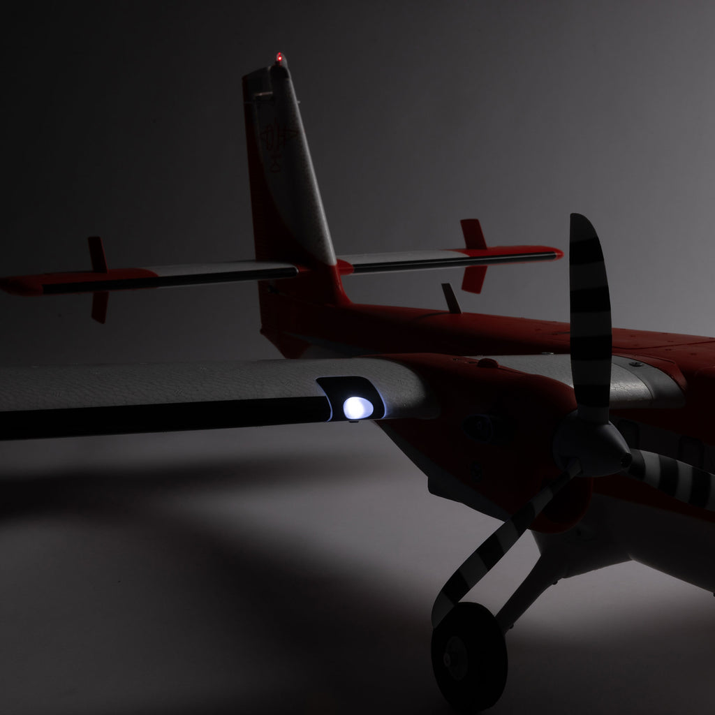 E-flite DHC-6 Twin Otter 1.4m BNF Basic with AS3X+ and SAFE Select Combo with Floats
