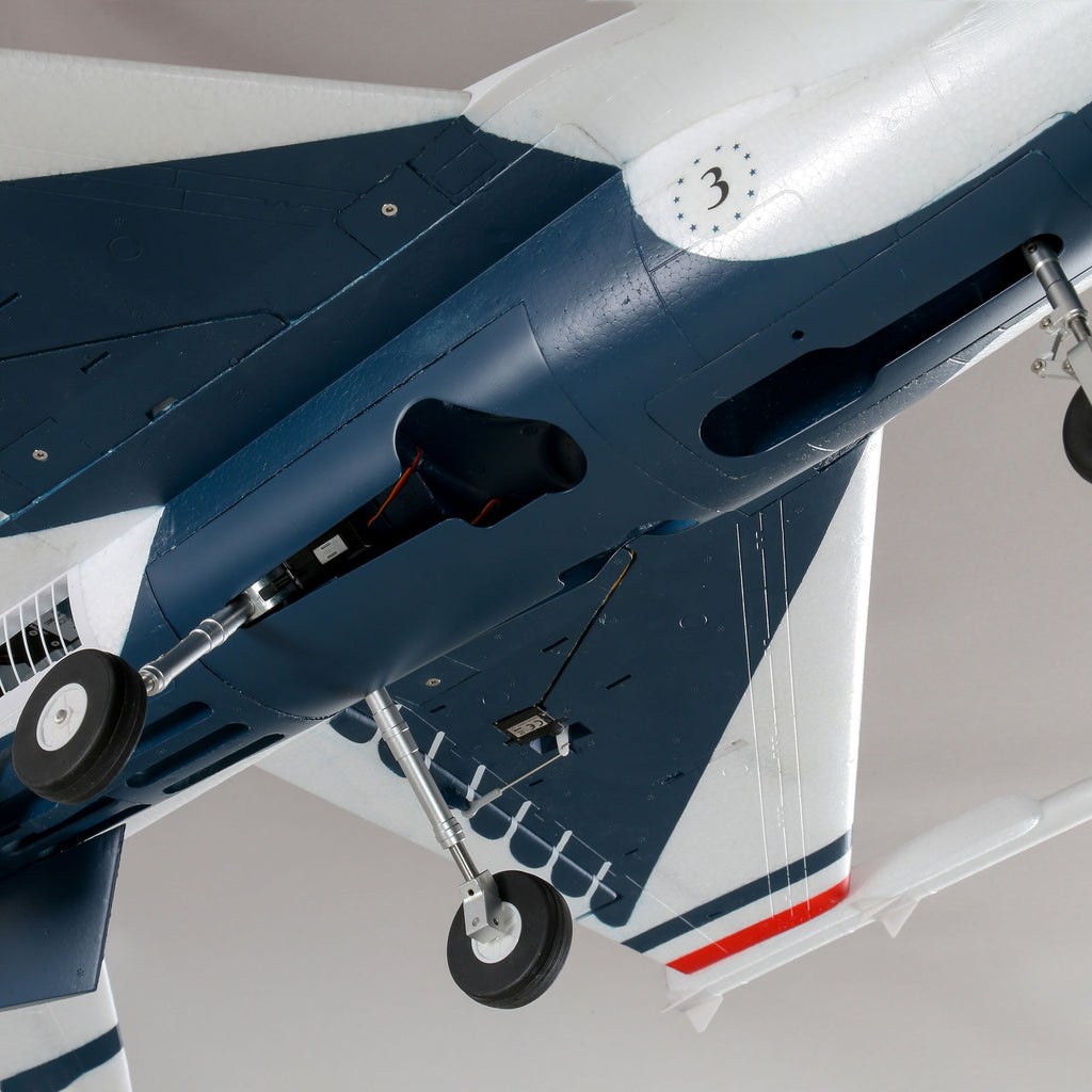 E-flite F-16 Thunderbirds 70mm EDF Jet BNF Basic with AS3X and SAFE Select