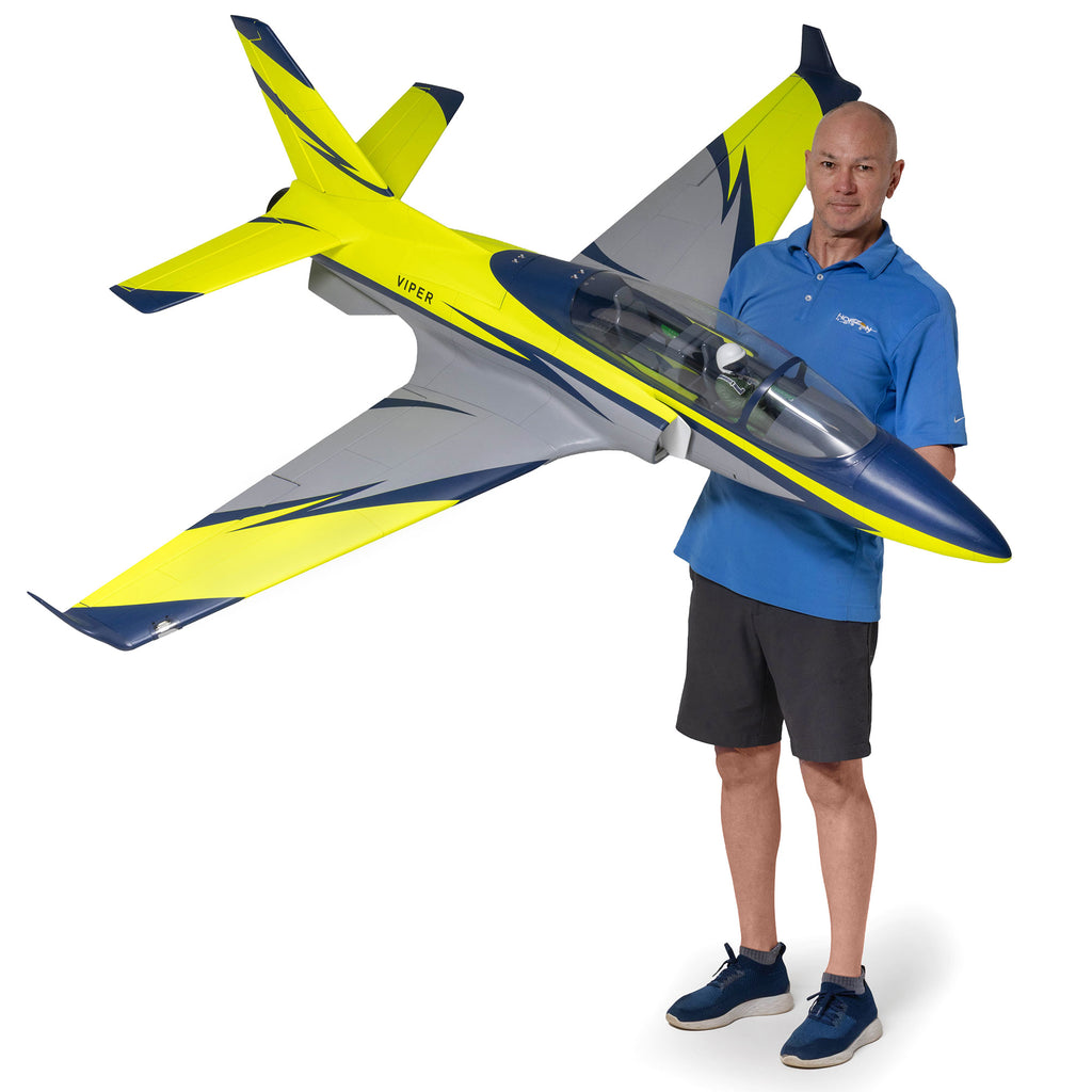 Hangar 9 Viper 100N Turbine Jet ARF with Retract Set and KingTech K-102G4+