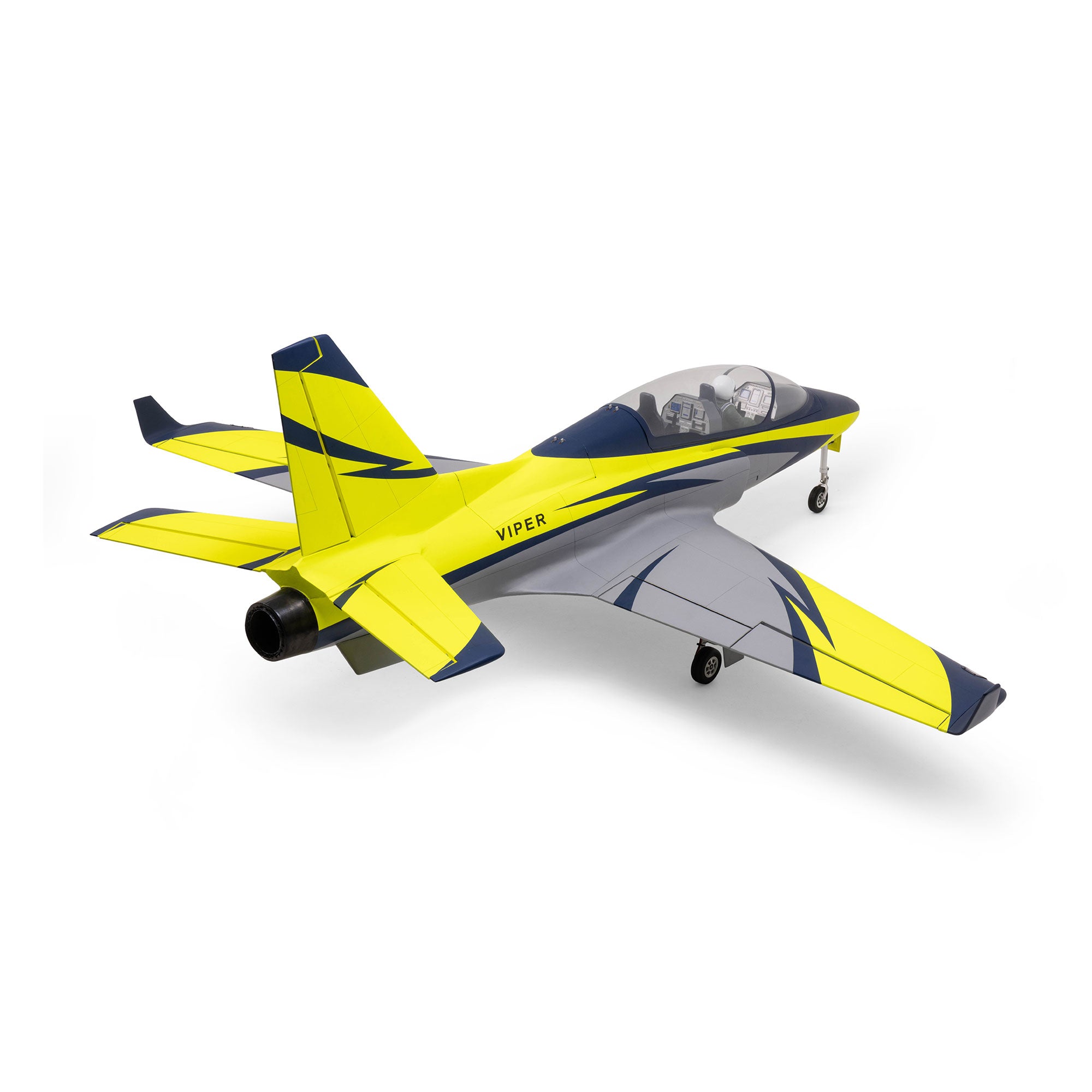 Hangar 9 Viper 100N Turbine Jet ARF with Retract Set, KingTech K-102G4+, 8 Spektrum Servos, Spektrum AR20410T Powersafe Receiver, and Synapse AS3X+ Module