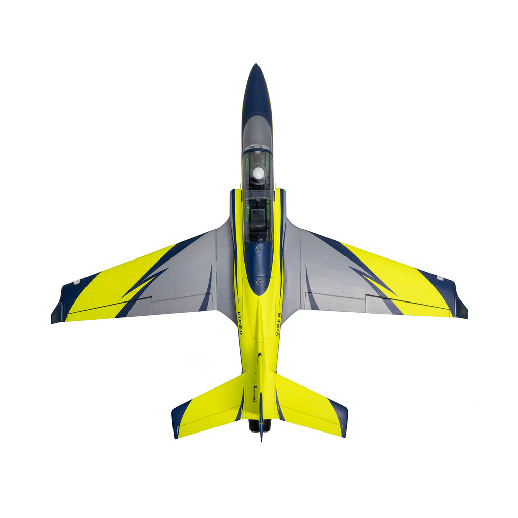 Hangar 9 Viper 100N Turbine Jet ARF with Retract Set, KingTech K-102G4+, 8 Spektrum Servos, Spektrum AR20410T Powersafe Receiver, and Synapse AS3X+ Module