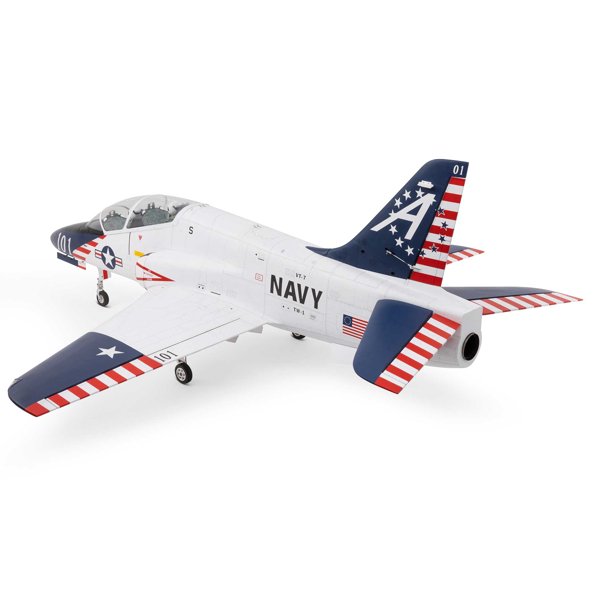Hangar 9 Hawk/T-45 140-160N ARF with Retract Set and KingTech K-160G4+