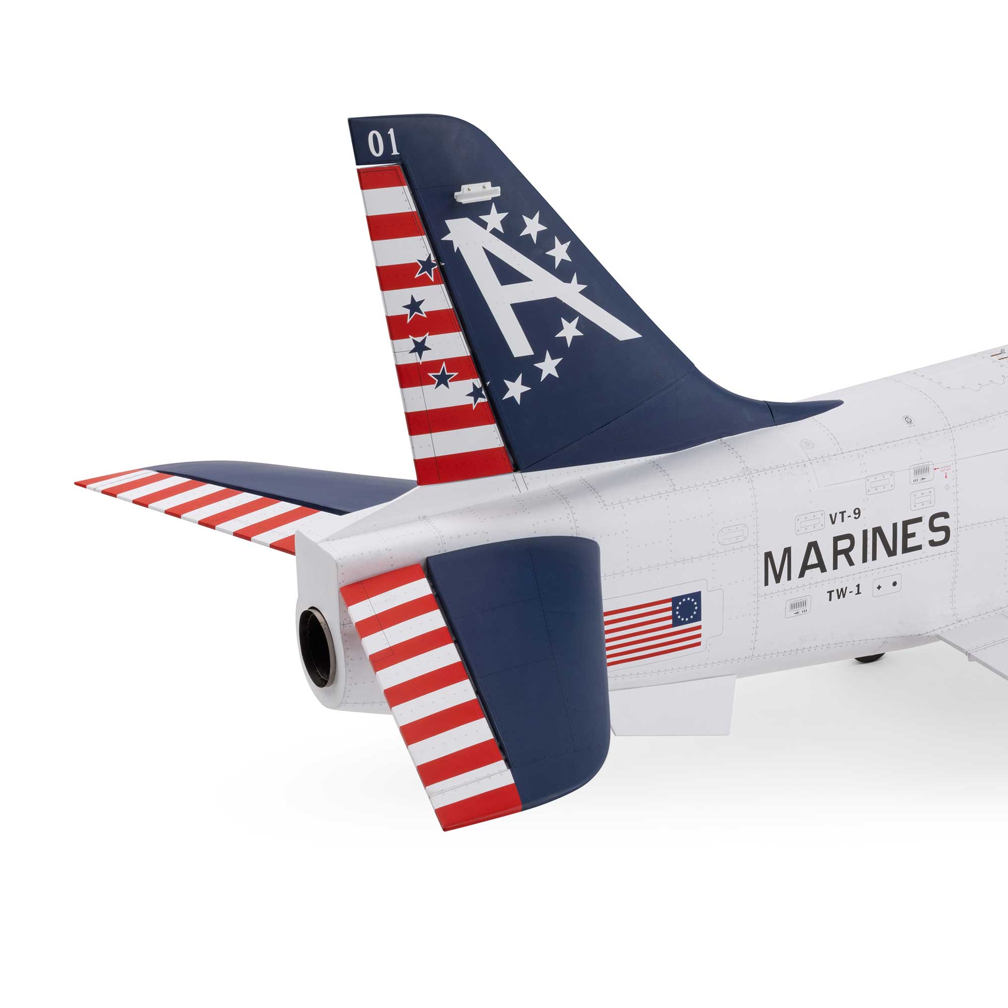Hangar 9 Hawk/T-45 140-160N ARF with Retract Set, KingTech K-160G4+ and Spektrum Servos