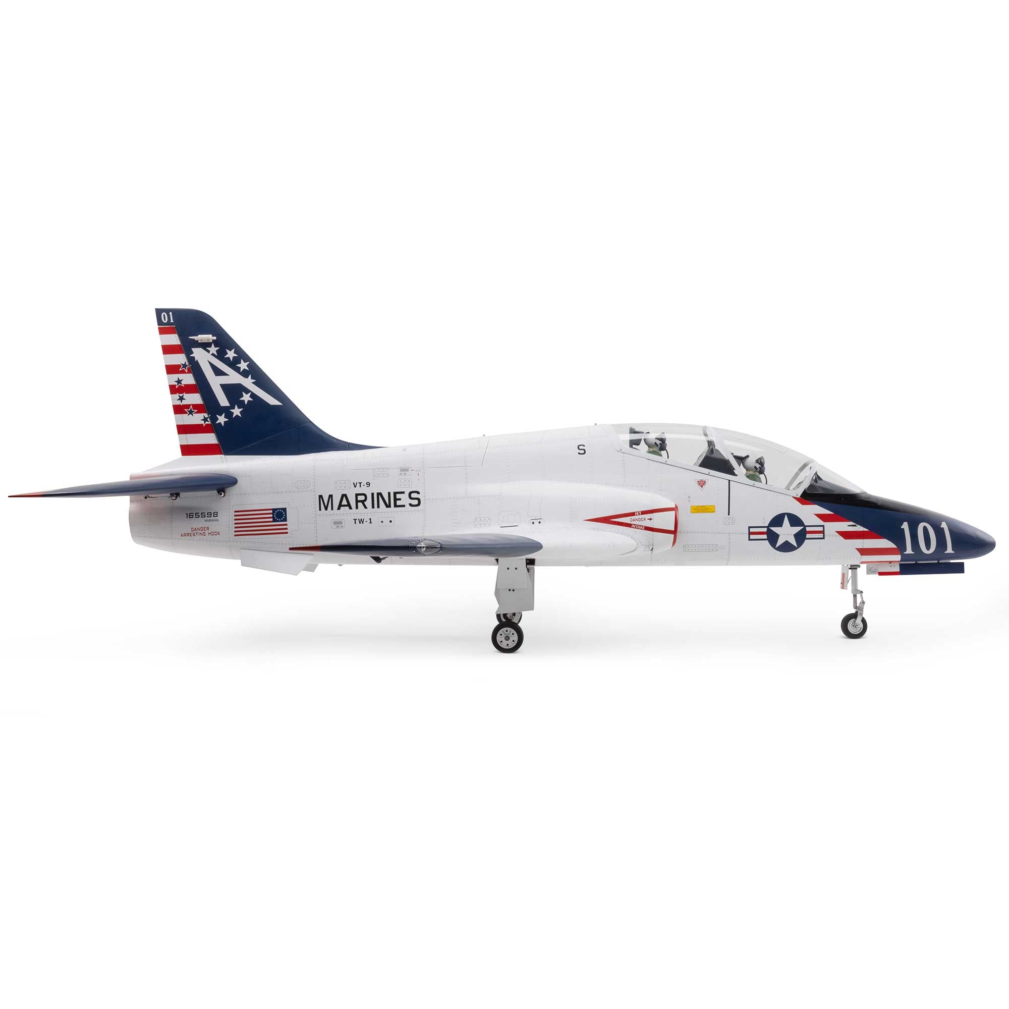 Hangar 9 Hawk/T-45 140-160N ARF with Retract Set, KingTech K-160G4+ and Spektrum Servos