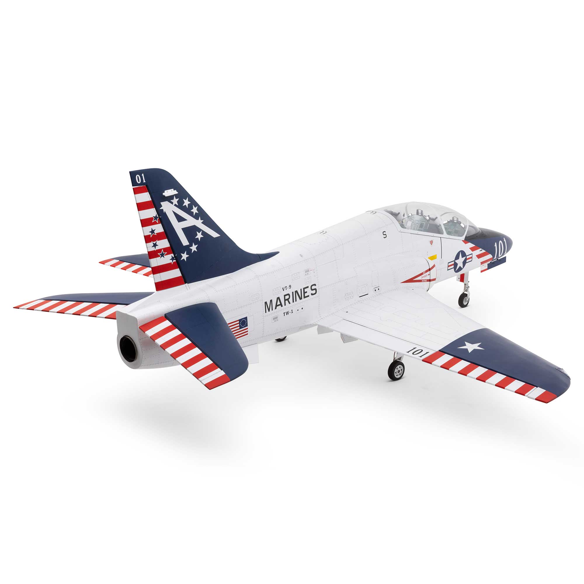 Hangar 9 Hawk/T-45 140-160N ARF with Retract Set, KingTech K-160G4+ and Spektrum Servos