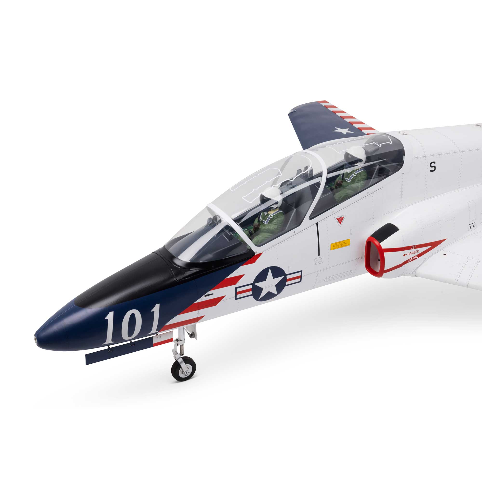 Hangar 9 Hawk/T-45 140-160N ARF with Retract Set, KingTech K-160G4+, Spektrum AR20410T Receiver, Synapse AS3X+ Module, and Spektrum Servos