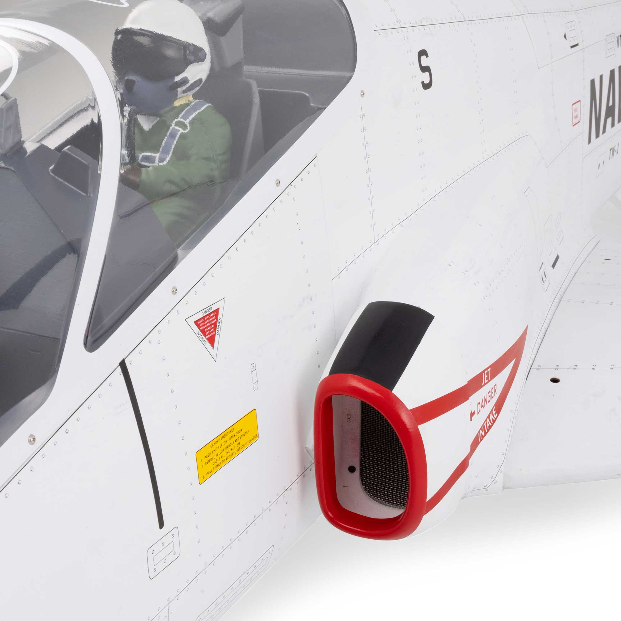 Hangar 9 Hawk/T-45 140-160N ARF with Retract Set, KingTech K-160G4+, Spektrum AR20410T Receiver, Synapse AS3X+ Module, and Spektrum Servos