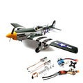 Hangar 9 P-51D Mustang 20cc ARF, 69.5" with E-flite Electric Retract Set, Brushless Motor, and Spektrum Smart ESC