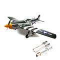 Hangar 9 P-51D Mustang 20cc ARF, 69.5" with E-flite Electric Retract Set