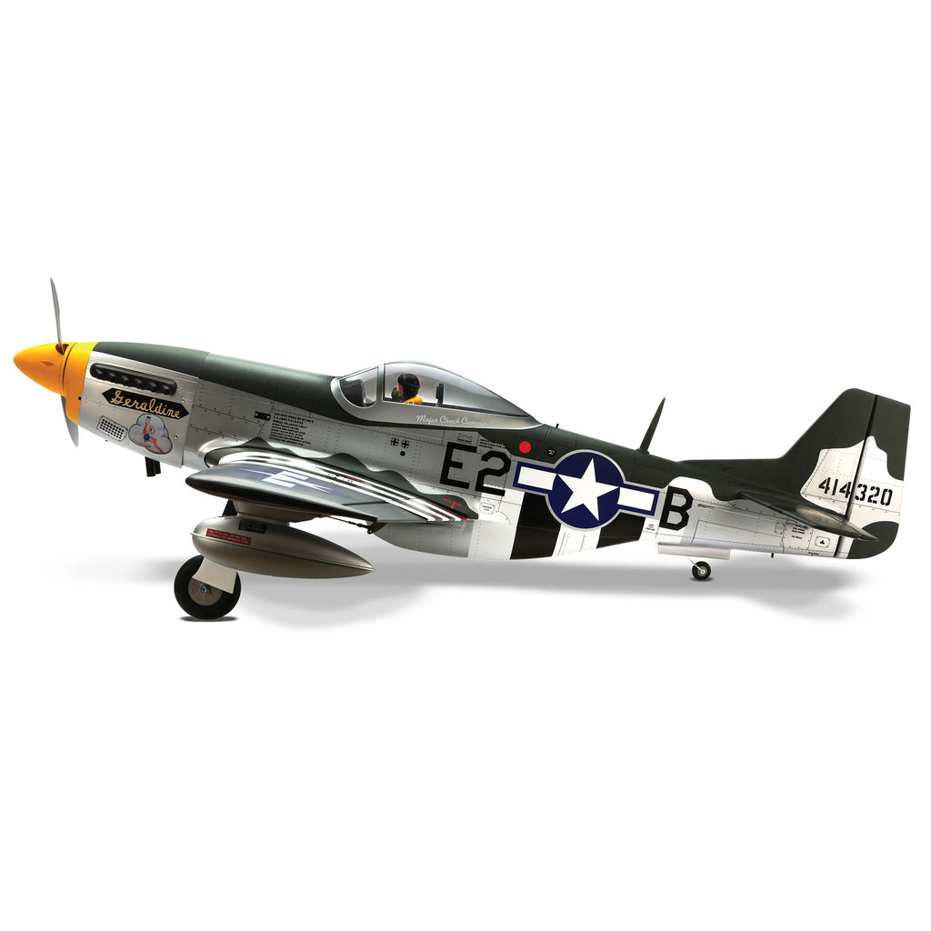 Hangar 9 P-51D Mustang 20cc ARF, 69.5" with E-flite Electric Retract Set