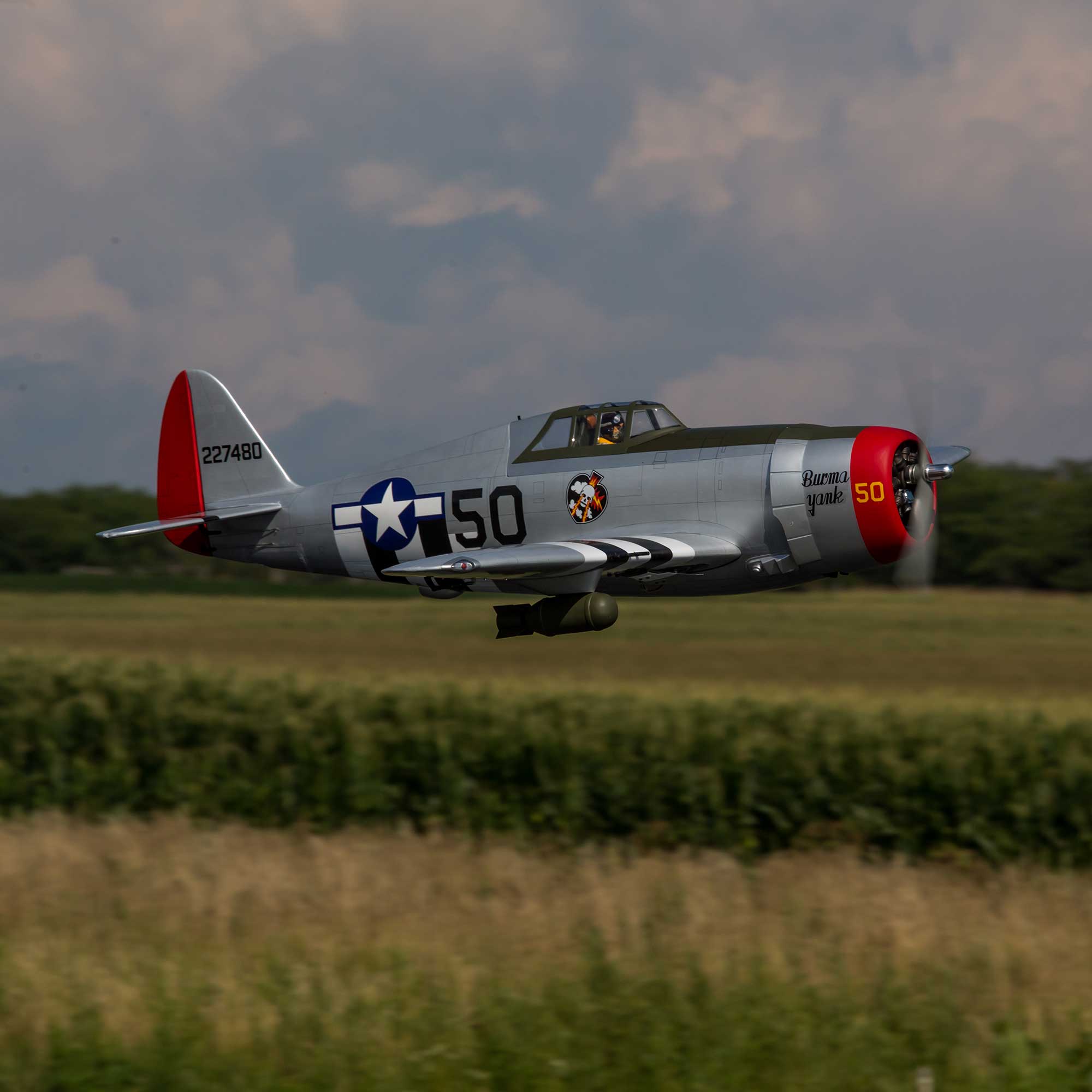 Hangar 9 P-47D Thunderbolt 20cc ARF with E-flite Electric Retract Set
