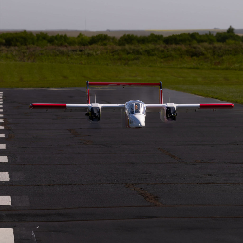 Hangar 9 OV-10 Bronco 20cc ARF with Landing Gear Set, Spektrum Avian Motors, ESCs and Spektrum Servos Combo