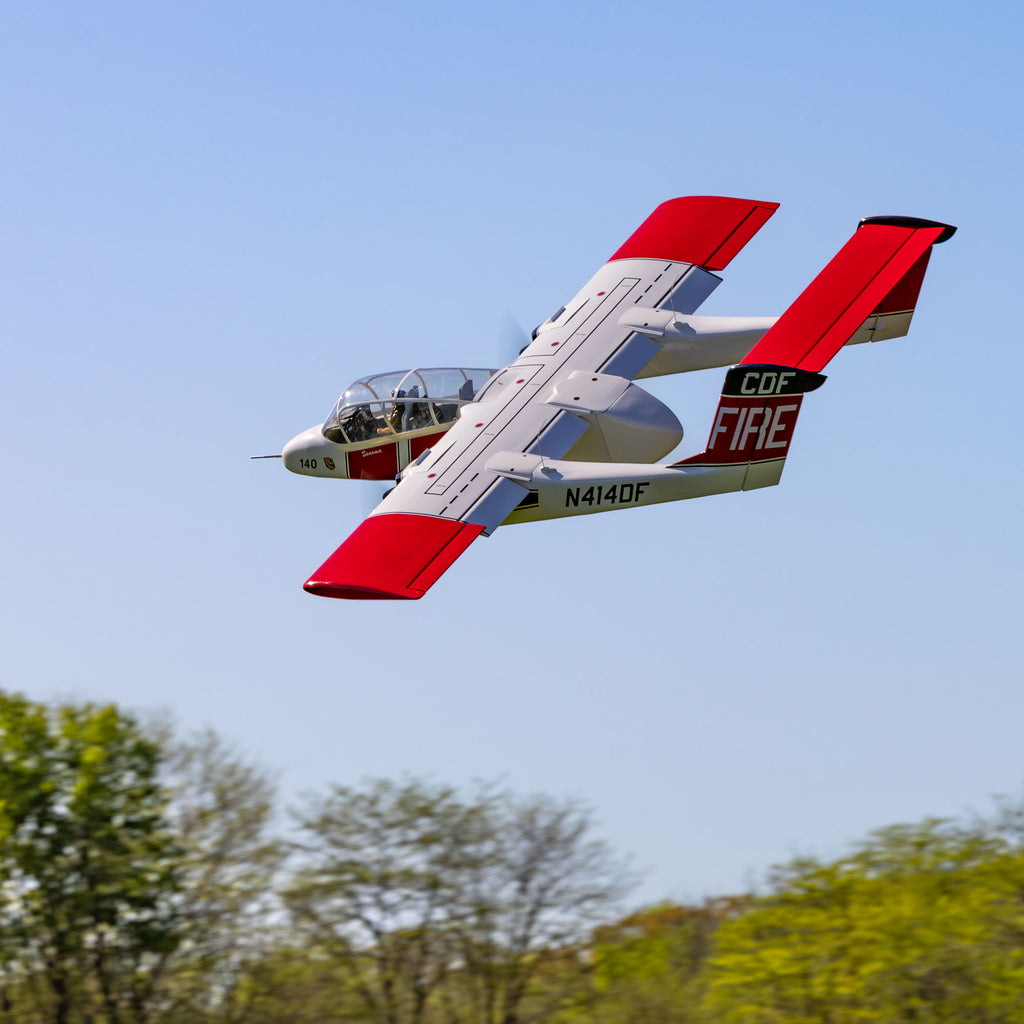 Hangar 9 OV-10 Bronco 20cc ARF with Landing Gear Set, Spektrum Avian Motors and ESCs Combo