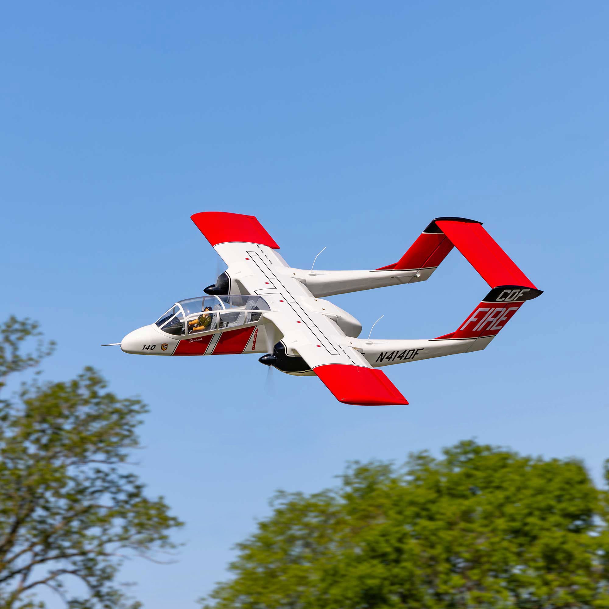 Hangar 9 OV-10 Bronco 20cc ARF, 84” with Landing Gear Set