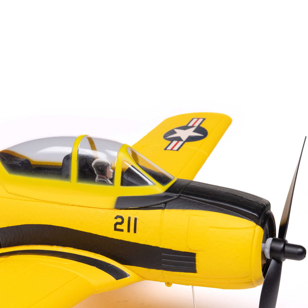 HobbyZone T-28 Trojan 450mm RTF with SAFE (2 Flight Batteries Included)