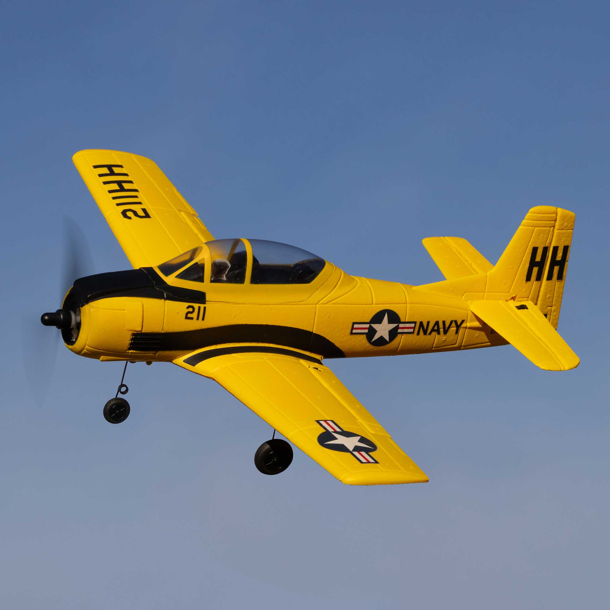 HobbyZone T-28 Trojan 450mm RTF with SAFE (2 Flight Batteries Included)