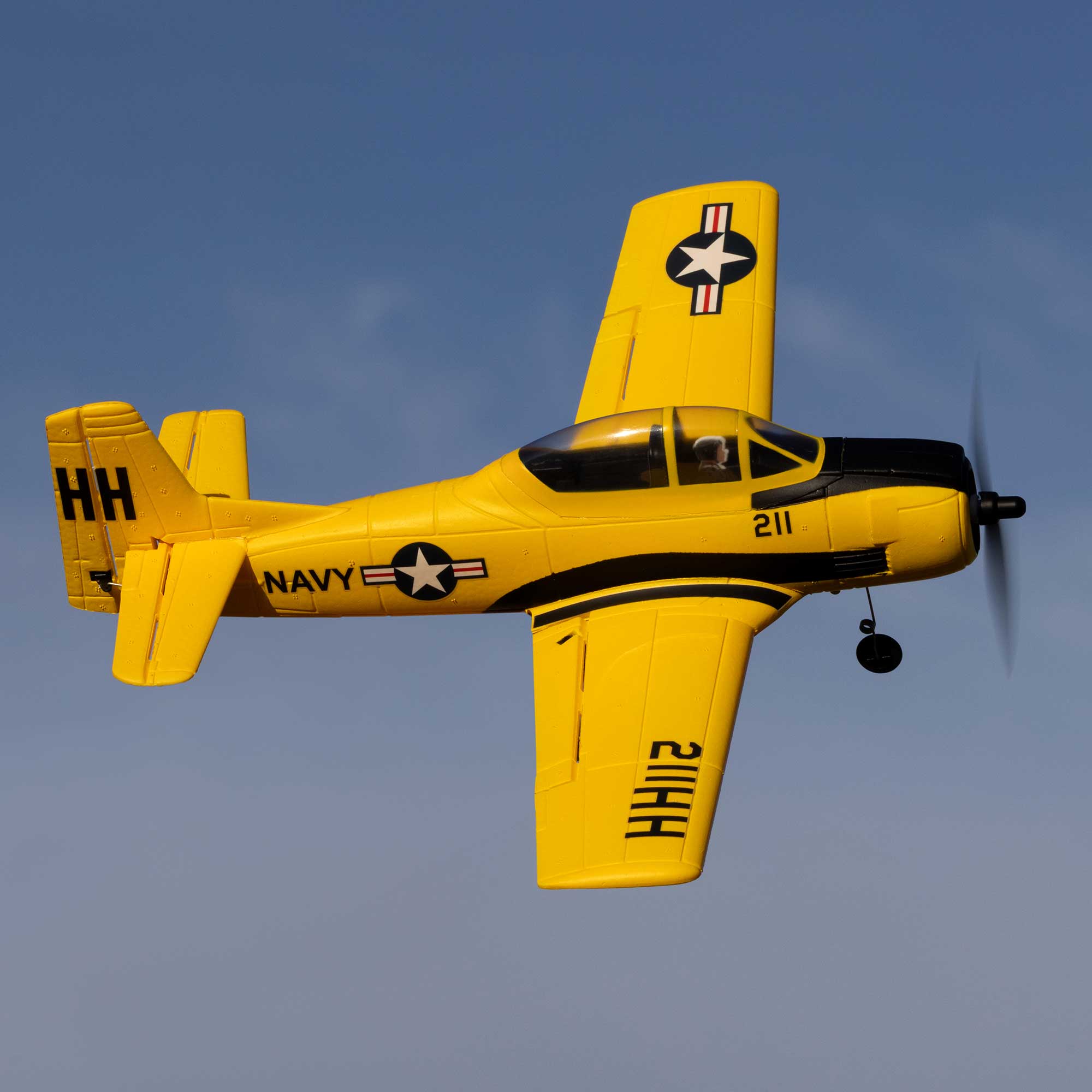HobbyZone T-28 Trojan 450mm RTF with SAFE (2 Flight Batteries Included)