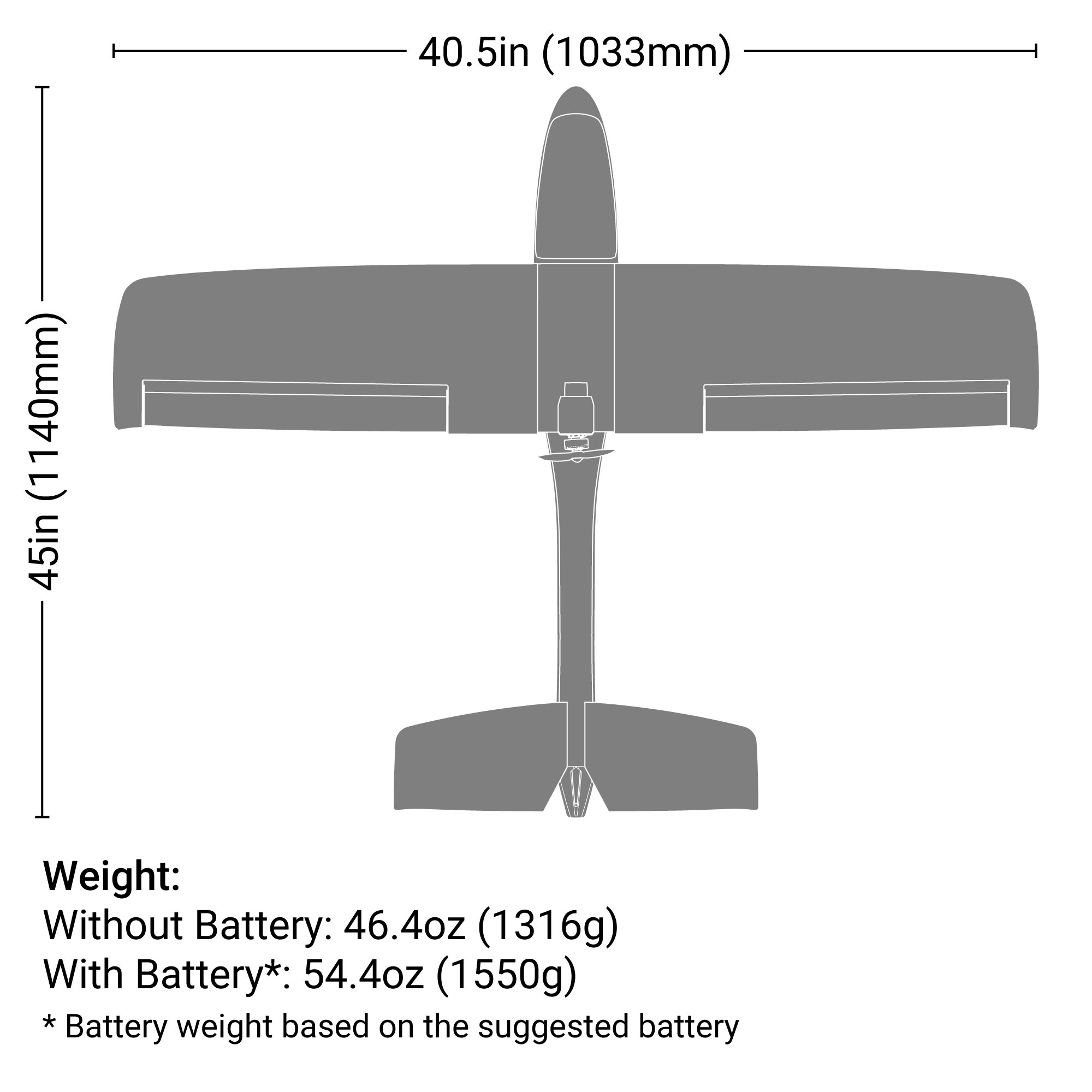 HobbyZone AeroScout S 2 1.1m RTF Basic with SAFE