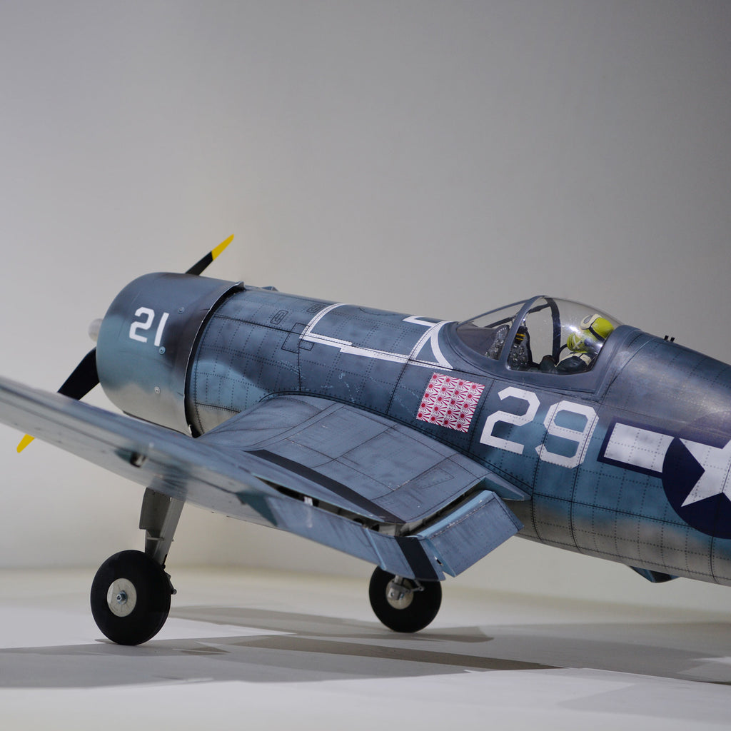 Phoenix Model F4U Corsair 50-60cc ARF with Electric Retracts, 85"